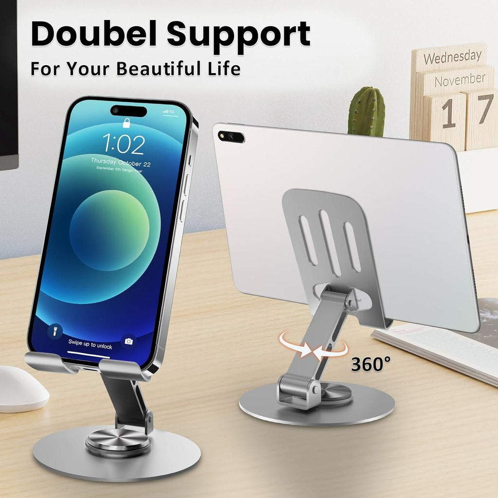 Aluminium 360 Rotatable Phone / Tablet Stand