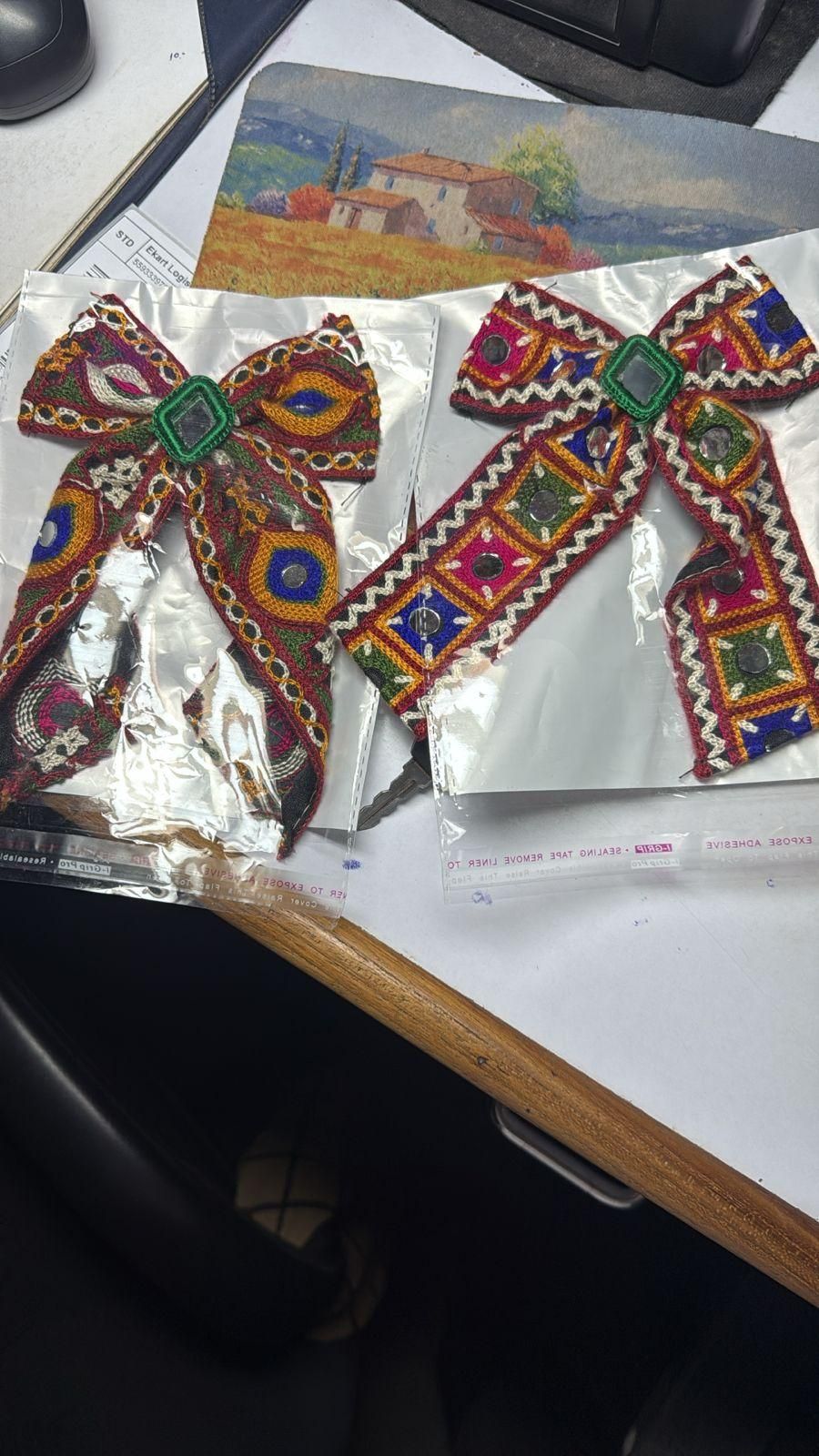 Navratri Bow hair Accessories (Pack of 2)