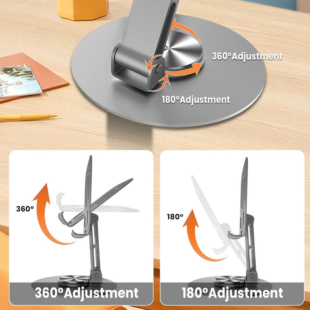 Aluminium 360 Rotatable Phone / Tablet Stand